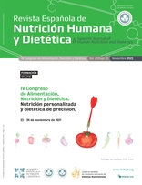 					Ver Vol. 25 (2021): (Supl. 3) IV Congreso de Alimentación, Nutrición y Dietética. Nutrición personalizada y dietética de precisión.
				